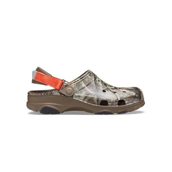 Crocs Adult Classic All-Terrain Realtree Edge Adjustable Camo Clogs- M7/W9 - New